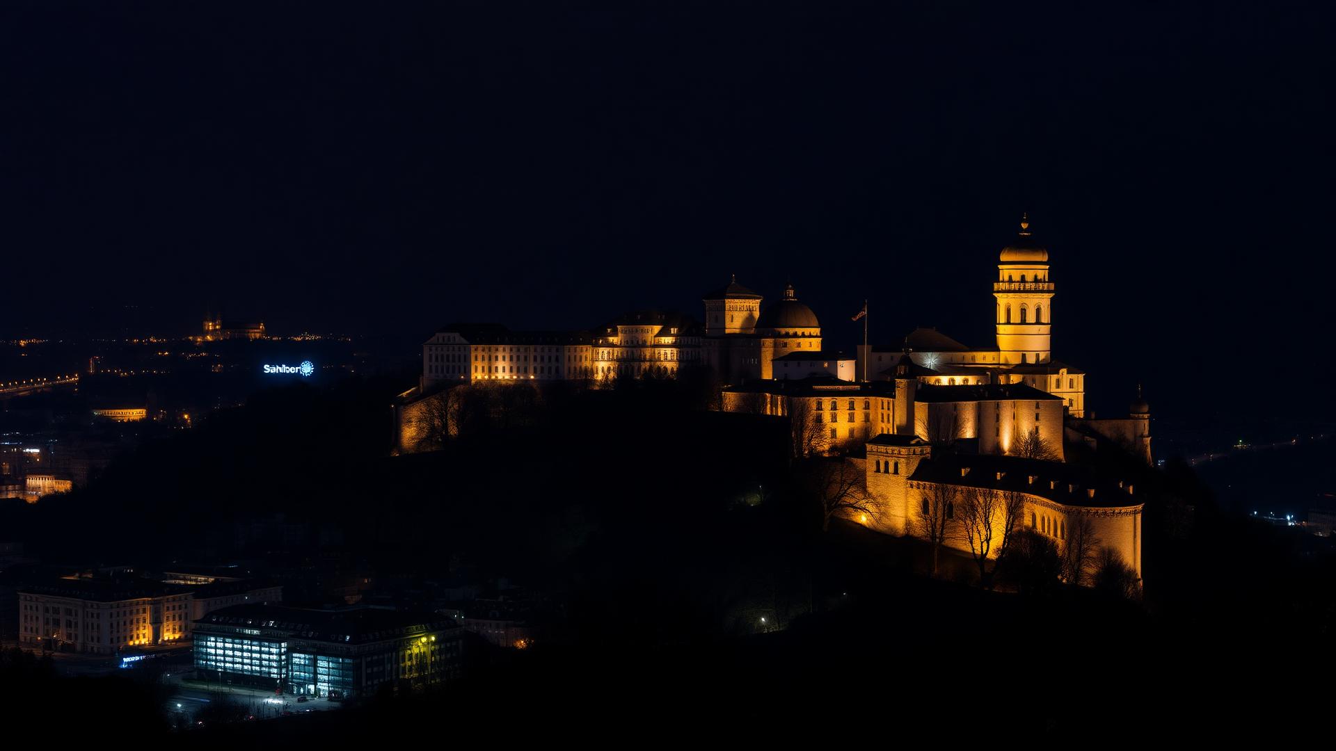 Salzburg bei Nacht